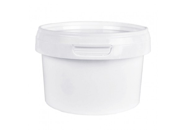 280 ML WHITE TAMPER EVIDENT TUB and LID
